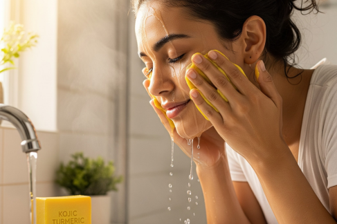Role of Glycolic Acid in Kojic Turmeric Soap for Face